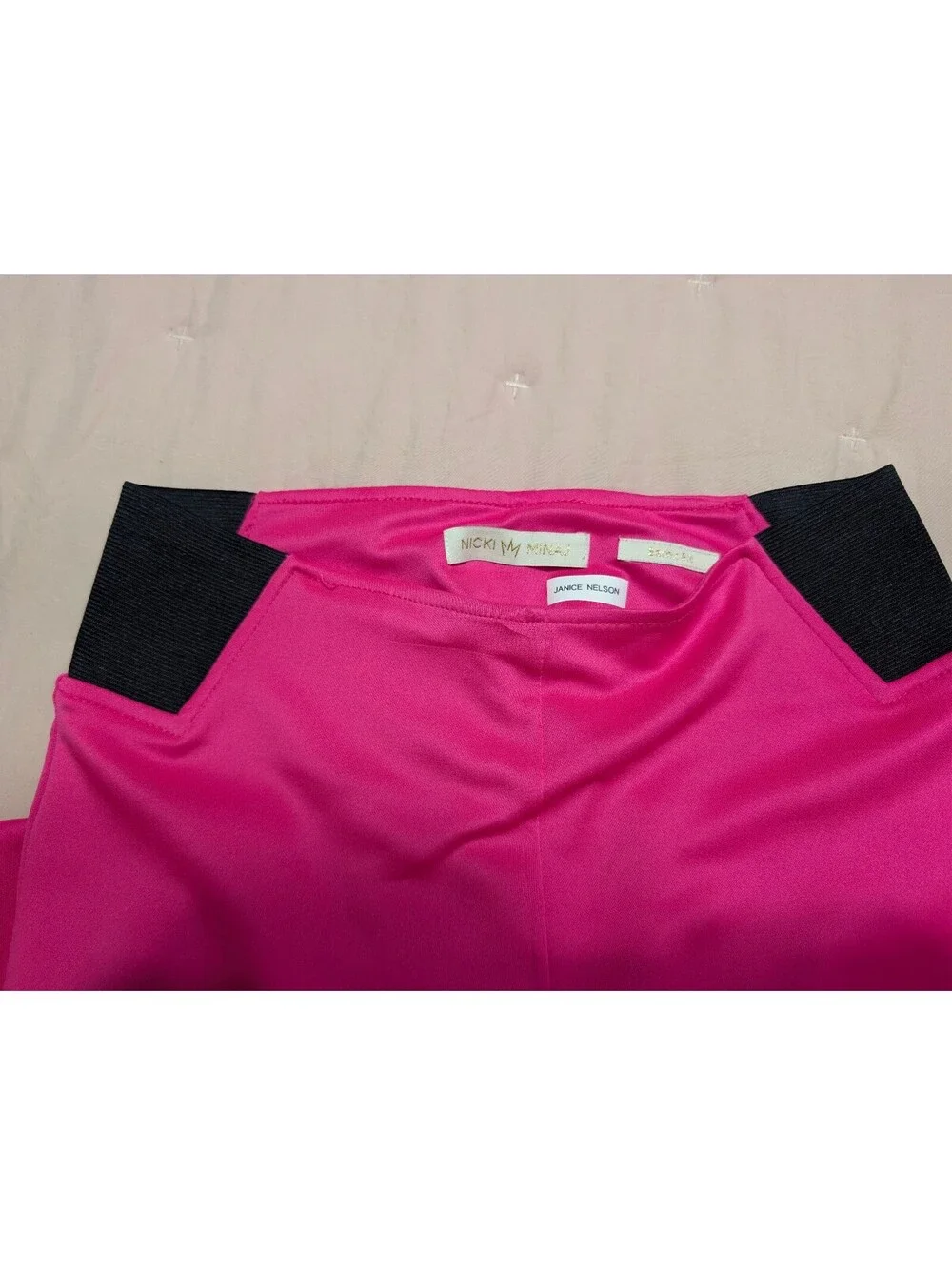 Nicki Minaj Pink and Black Leggings